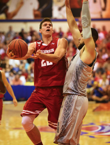 Wisconsin rules boards in victory over Georgetown